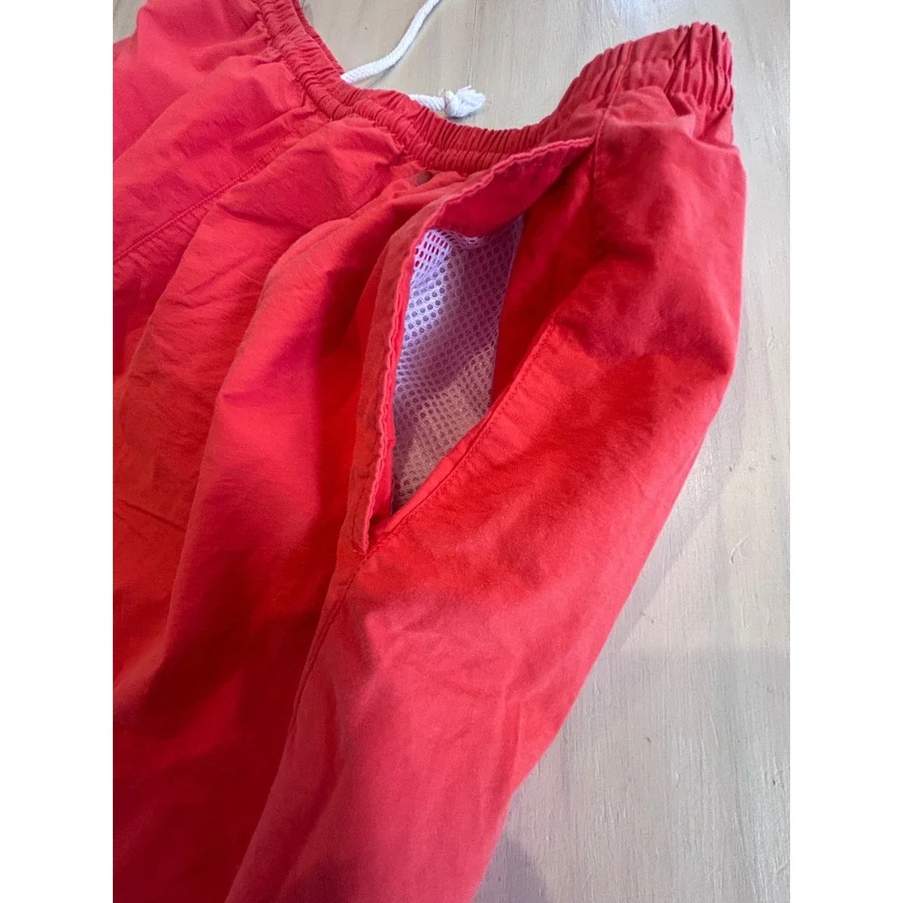 Polo Ralph Lauren Mens XL Red Swim Trunks Cotton Nylon Mesh Lined Pony Logo